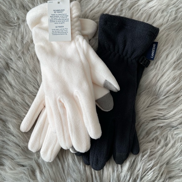 Lands' End Accessories Lands End Womens Winter Fleece Gloves Nwt